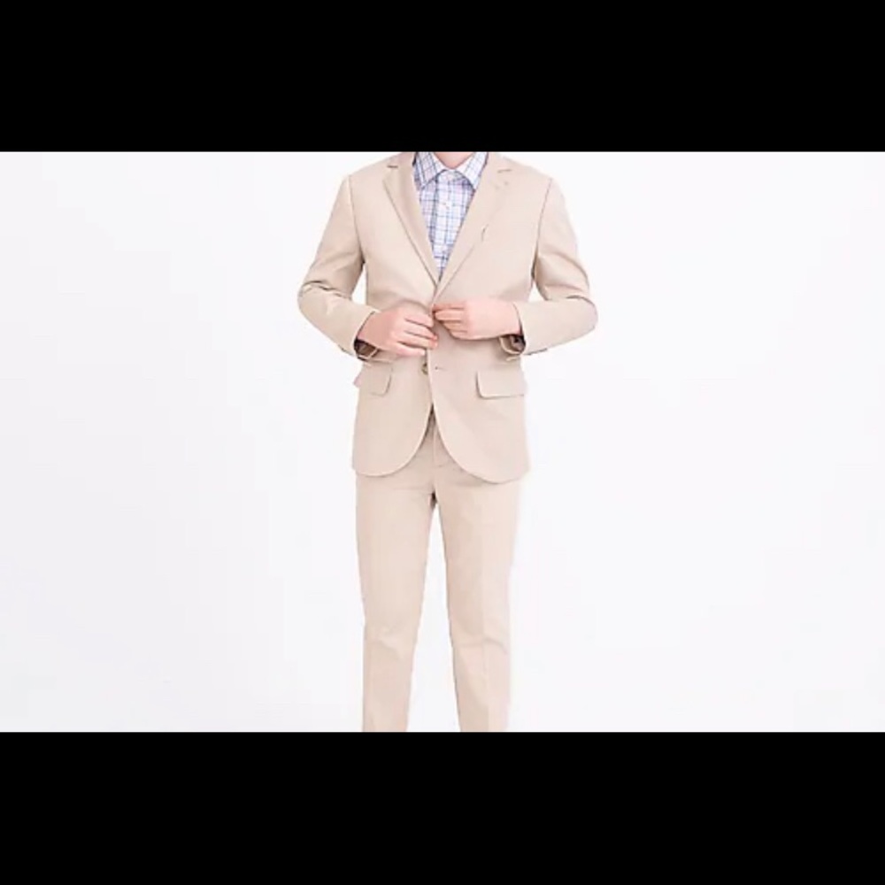JCrew Boys' Thompson suit jacket in flex chino